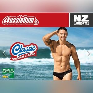 NWT Aussie Bum 2.5 Original Classic Black